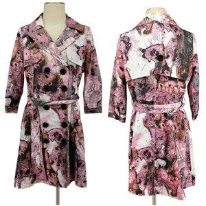 Vertigo Paris NWT Button Up Trench Coat